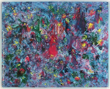 "Humming Letter #99" başlıklı Tablo Ji-An Kwon tarafından, Orijinal sanat, Akrilik Ahşap Sedye çerçevesi üzerine monte edilm…