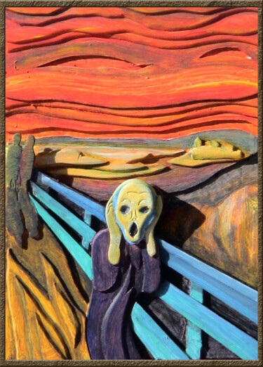 Peinture intitulée "My munsch" par Bernard Leboeuf, Œuvre d'art originale, Acrylique
