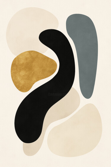 数字艺术 标题为“Harmonie Silencieus…” 由Yahya Ahssaini, 原创艺术品, 数字油画