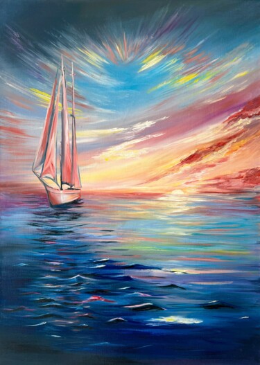 Morning always comes 绘画 标题为“Morning always comes” 由Alena Zvereva, 原创艺术品, 油