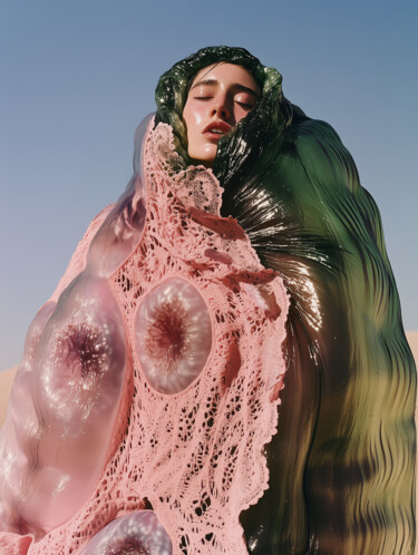 Digital Arts titled "Dazed 92" by Nikaleona, Original Artwork, AI generated image