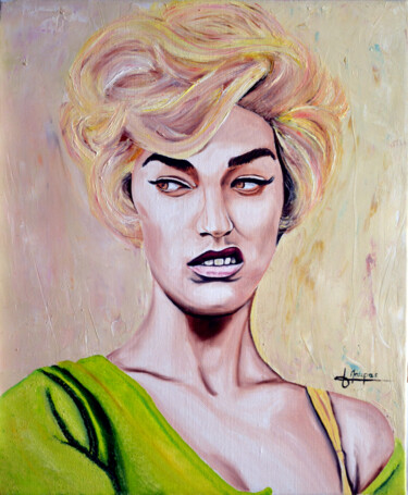 Peinture intitulée "Dégout" par Jacques Maupas, Œuvre d'art originale, Huile Monté sur Châssis en bois