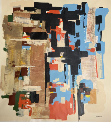Peinture intitulée "Cosmogonia - 6" par Julien Jubault, Œuvre d'art originale, Acrylique