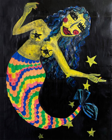 Collages titled "SEREIA" by Opillac, Original Artwork, Collages