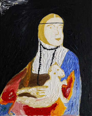Pittura intitolato "Gornastay" da Bad Replica, Opera d'arte originale, Olio Montato su Telaio per barella in legno
