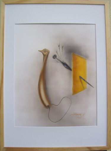 "Le clou du spectacle" başlıklı Tablo Hervé Sibourg tarafından, Orijinal sanat, Petrol