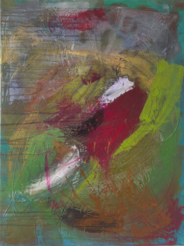 Schilderij getiteld "Das Ungewisse" door Alexander Roth, Origineel Kunstwerk, Acryl