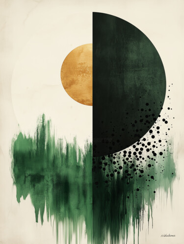 数字艺术 标题为“Woods 1” 由Nikaleona, 原创艺术品, 数字油画