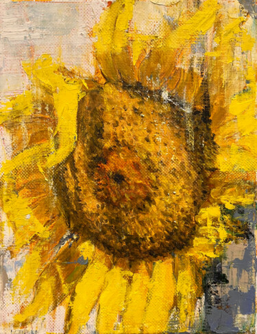 Pintura intitulada "ONE AT A TIME/ 17" por Bernardita Castillo, Obras de arte originais, Óleo Montado em Armação em madeira