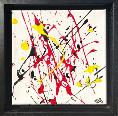 Painting titled "Festival de couleurs" by Artedelph, Original Artwork, Acrylic Mounted on Wood Stretcher frame