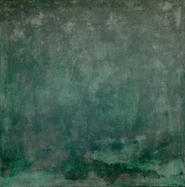 Painting titled "NIGHT FOG" by Mitch Nye, Original Artwork, Acrylic Mounted on Wood Stretcher frame