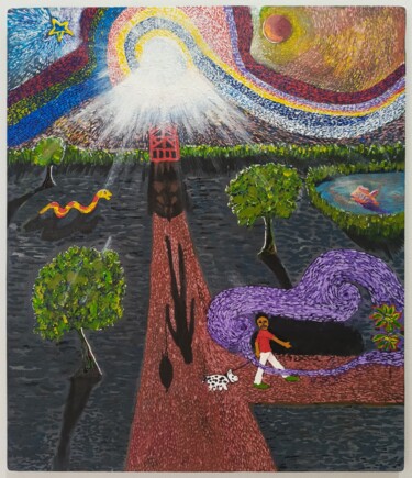 "Cheating" başlıklı Tablo Hasan Abeta tarafından, Orijinal sanat, Akrilik