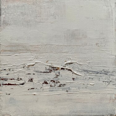 Painting titled "White Landscape - A…" by Krist Sergeeva, Original Artwork, Acrylic