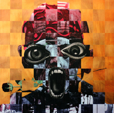 Pintura titulada "MASTEGATATXES" por Aleix Albareda, Obra de arte original, Acrílico Montado en Bastidor de camilla de madera