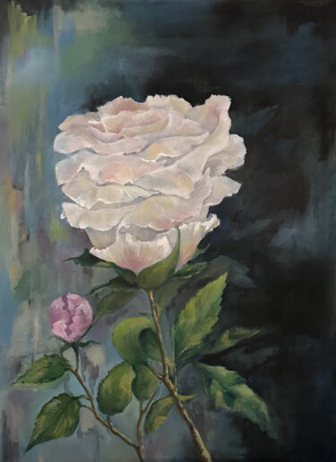 Mystery of Light 50 x 70 x 1,6 cm Peinture intitulée "Mystery of Light 50…" par Anna Parhimovits, Œuvre d'art originale, Huile