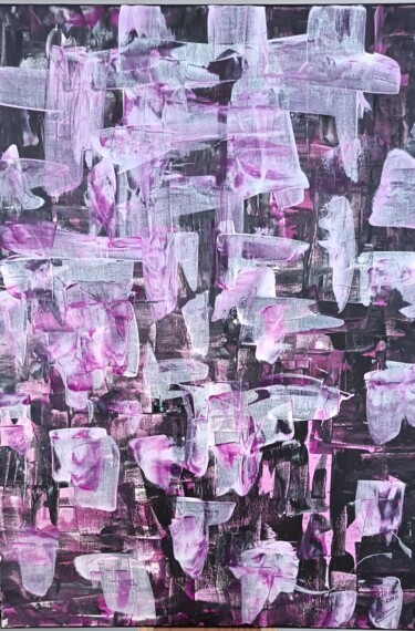 Peinture intitulée "Songe N°17" par Joelle Girard, Œuvre d'art originale, Acrylique Monté sur Châssis en bois