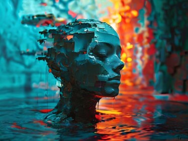 数字艺术 标题为“Fragments from Beyo…” 由Frederic Racaud, 原创艺术品, AI生成的图像