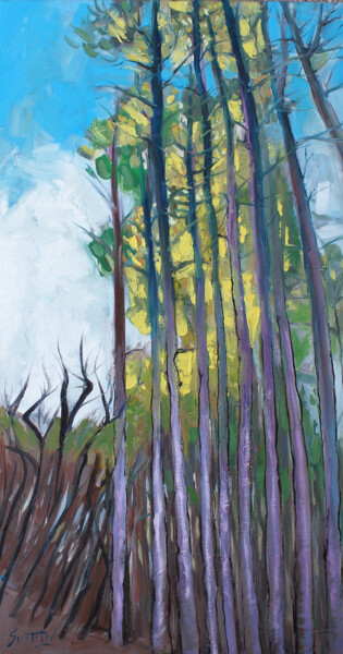 绘画 标题为“Autumn in Rhodope” 由Svetlin Kolev, 原创艺术品, 油