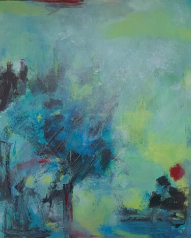 Peinture intitulée "The tree" par Alyssa Pasquier, Œuvre d'art originale, Acrylique Monté sur Châssis en bois