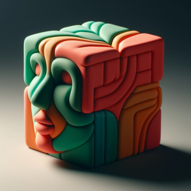 Digital Arts titled "The First Awakening" by Alberto Capitani, Original Artwork, AI generated image