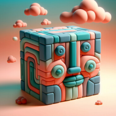 数字艺术 标题为“Dreams of the Sky” 由Alberto Capitani, 原创艺术品, AI生成的图像