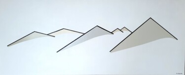 Peinture intitulée "Les Albères" par Marie Savrimoutou (Marie Artist), Œuvre d'art originale, Acrylique Monté sur Châssis en…