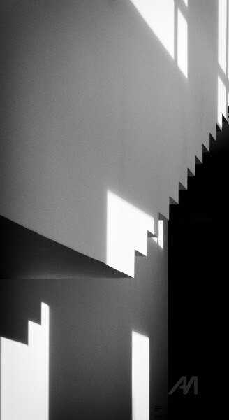 摄影 标题为“Escalier” 由Claude Bernardon, 原创艺术品, 数码摄影