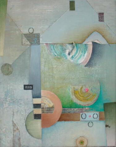 Malerei mit dem Titel "PRS0000" von Reiner Makarowski, Original-Kunstwerk, Öl