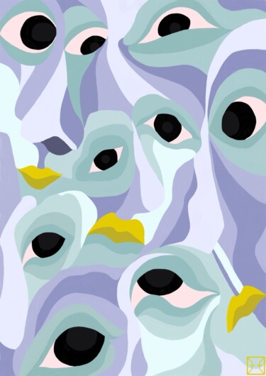 Digital Arts titled "Bogger" by Bornis, Original Artwork, Digital Painting