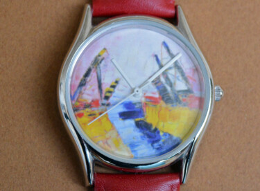 "montre pont vang go…" başlıklı Tablo Frederic Servian tarafından, Orijinal sanat, Petrol