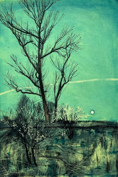 Painting titled "spring" by Mihas Mishuk, Original Artwork, Oil