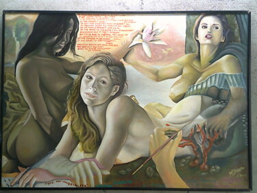 Printemps et été Pittura intitolato "Printemps et été" da Michele Piras, Opera d'arte originale, Olio
