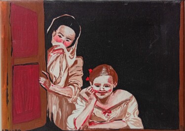 绘画 标题为“Schwestern” 由Hatice Diker, 原创艺术品, 丙烯