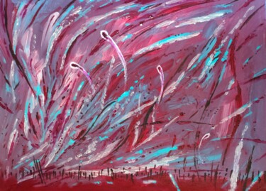 "Sky spectacle" başlıklı Tablo Milto Sideris tarafından, Orijinal sanat, Akrilik Diğer sert panel üzerine monte edilmiş