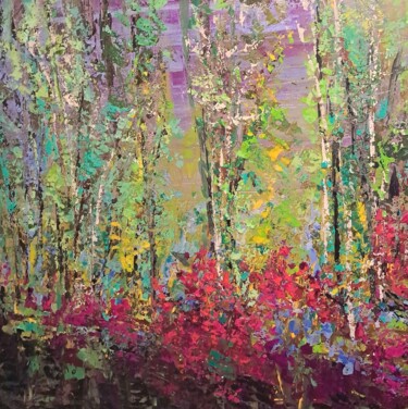 Schilderij getiteld "Nightfall" door Sallie B. Cochran, Origineel Kunstwerk, Acryl