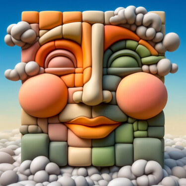 The Smiling Contender Digital Arts titled "The Smiling Contend…" by Alberto Capitani, Original Artwork, AI generated image