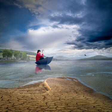 Photographie intitulée "Instabilités #15" par Alain Rappeneau, Œuvre d'art originale, Photographie manipulée Monté sur Alumi…