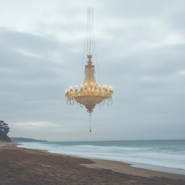 Digital Arts titled "Sky Chandelier 8" by Nikaleona, Original Artwork, AI generated image
