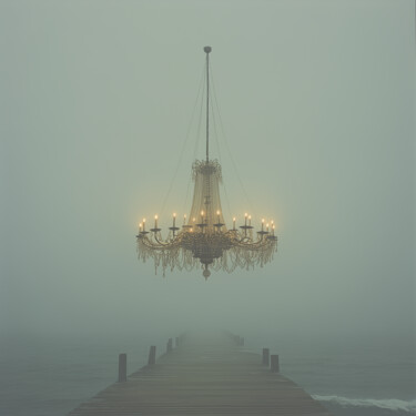 Digital Arts titled "Sky Chandelier 9" by Nikaleona, Original Artwork, AI generated image