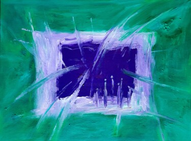 "Step into the unkno…" başlıklı Tablo Milto Sideris tarafından, Orijinal sanat, Akrilik Diğer sert panel üzerine monte edilm…