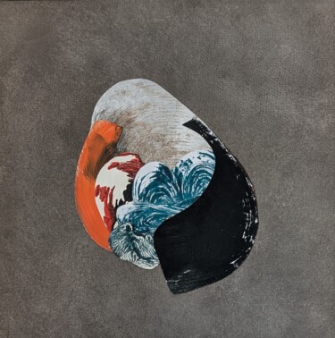 Collages titled "Morceaux choisis 03…" by Dé Chapelet, Original Artwork, Acrylic
