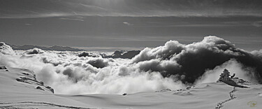 Photographie intitulée "Paradise Margeriaz" par Philippe Rozier (Photo-EOS), Œuvre d'art originale, Photographie numérique