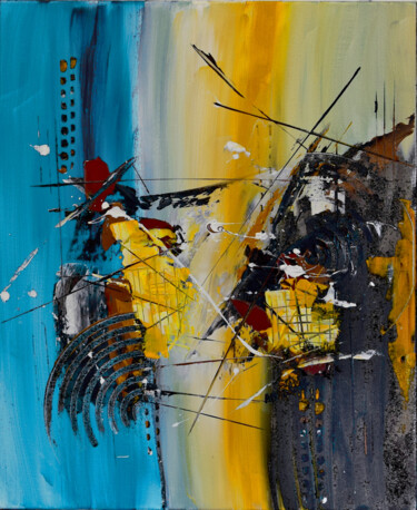 Painting titled "Espace Animal" by Anne Marie Palaze, Original Artwork, Acrylic
