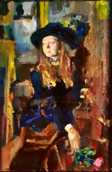 Картина под названием "Дебютантка" - Tatyana Zakharova, Подлинное произведение искусства, Акрил