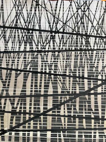 Malerei mit dem Titel "Lineabre" von Conceycam, Original-Kunstwerk, Acryl Auf Keilrahmen aus Holz montiert