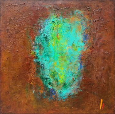 Painting titled "“Window into the Un…" by Viki Smoliar, Original Artwork, Acrylic Mounted on Wood Stretcher frame