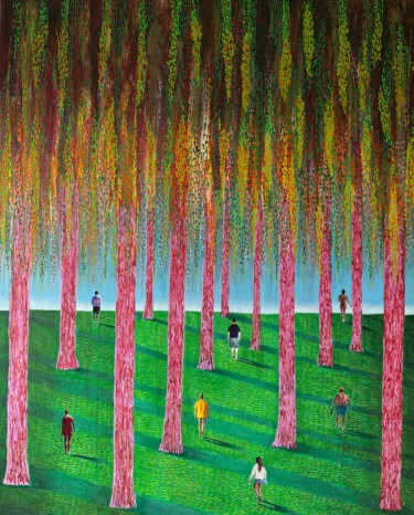 Painting titled "Another Day n.2" by Stefano Pallara, Original Artwork, Acrylic