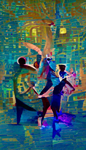 数字艺术 标题为“Improv of Passion” 由Sofia Markina, 原创艺术品, 数字油画