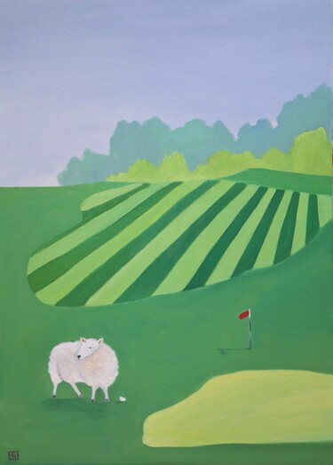 Картина под названием "Original oil painti…" - Юлия Муравейникова, Подлинное произведение искусства, Масло Установлен на Дер…