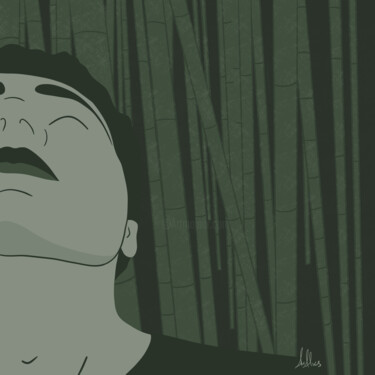 Digital Arts titled "Japanese Breath" by Ana Alves, Original Artwork, 2D Digital Work